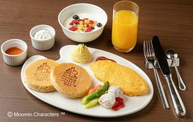 新たな宿泊プランのムーミンスペシャルルーム パンケーキ朝食(イメージ) 新たな宿泊プランのムーミンスペシャルルーム パンケーキ朝食(イメージ)