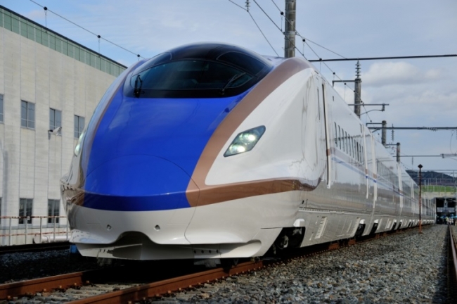 「北陸新幹線E7系」「JR東日本長野支社 提供」