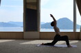 【グランドプリンスホテル広島】「どこでもYOGA」とコラボレーションしたランチ付きヨガイベント「名月の10月、心身整うご褒美月ヨガ」を開催