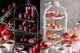【新宿プリンスホテル】 冬はシックな黒×赤、春は Peach Jelly で彩る苺のティータイムを表現した 「Strawberry Afternoon Tea」を販売