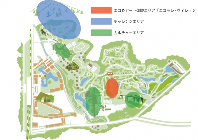 プリンスグランドリゾート軽井沢　エリアMAP