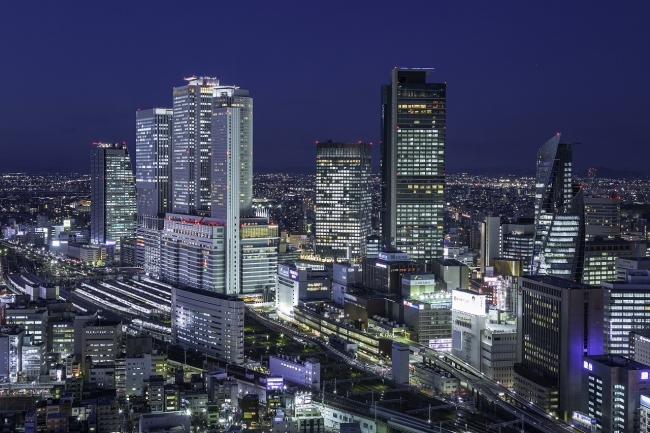 最上階の名古屋駅側の眺望を確約