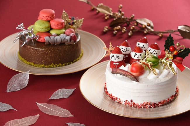 ② 右：クリスマスショートケーキ （イメージ） ③ 左：ピスタース・ショコラ・ノエル（イメージ）