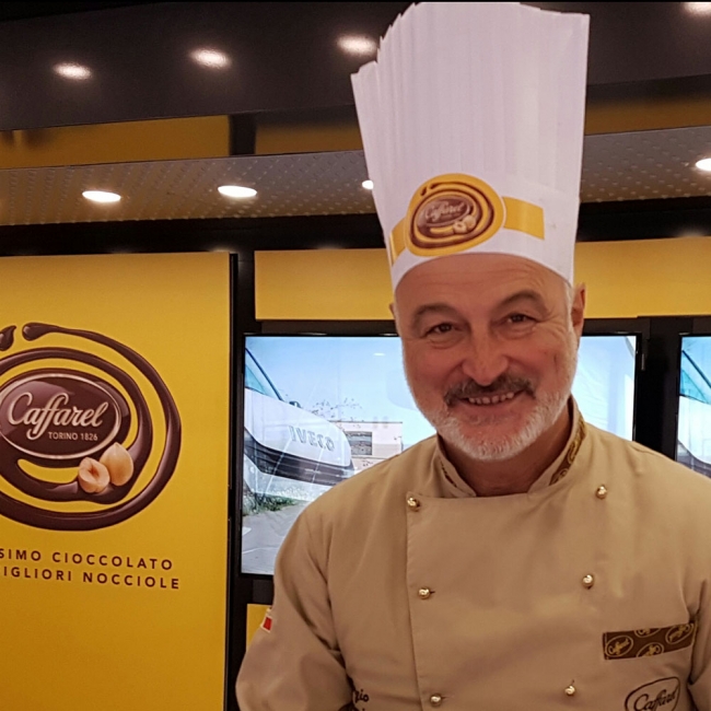 イタリア カファレル社 マエストロ・パスティチェーレ セルジョ・シニョリーニ 氏