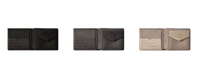 バイフォールド ウォレット ノブレッサ×エンボスクロコレザー バイフォールド ウォレット ノブレッサ×エンボスクロコレザー