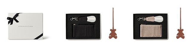 クリスマス ギフト ボックス (For Men)ミニジップウォレット、シューホーン、ベアチャーム