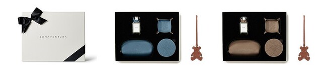 クリスマス ギフト ボックス (For Women)ミニバレットトレー 、コスメティックポーチ(スモール) 、リバーシブルコースター、フレグランス、ベアチャーム