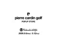 【イベント開催】pierre cardin golfが新宿髙島屋にてPOPUP開催。人気ゴルフインフルエンサーによる来店イベントも｜5月6日（水）～12日（火）