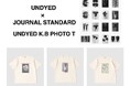 UNDYED×JOURNAL STANDARD　無染色の風合いを活かしたプリントTシャツ3柄を販売中