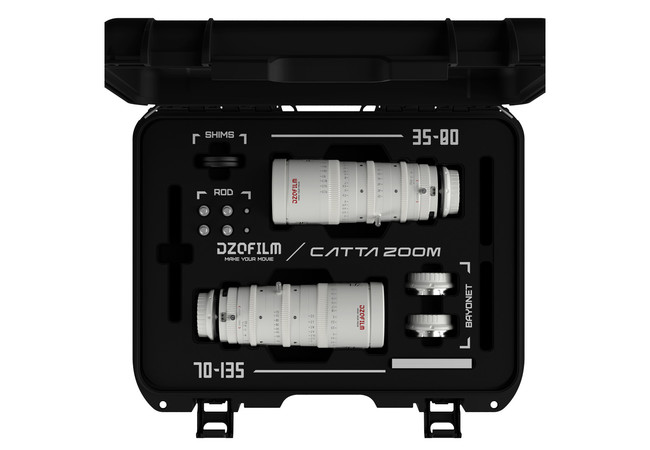 Catta Zoom 35-80mm T2.9 & 70-135mm T2.9セット（専用ケース付属）