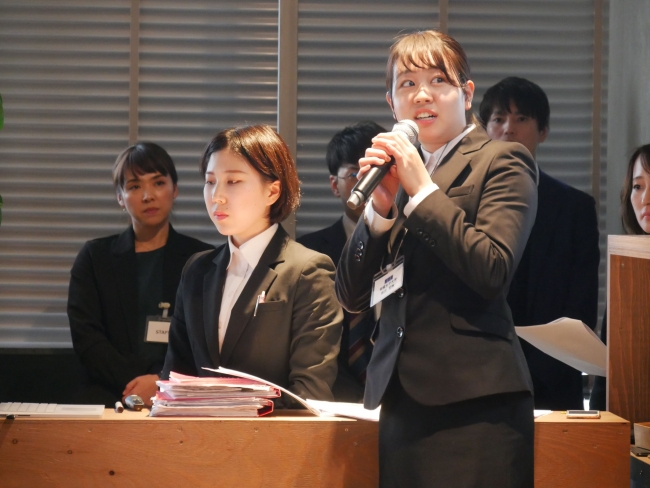 相模女子大学　発表の様子