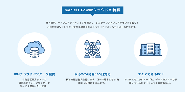 merisis Power クラウド 特長