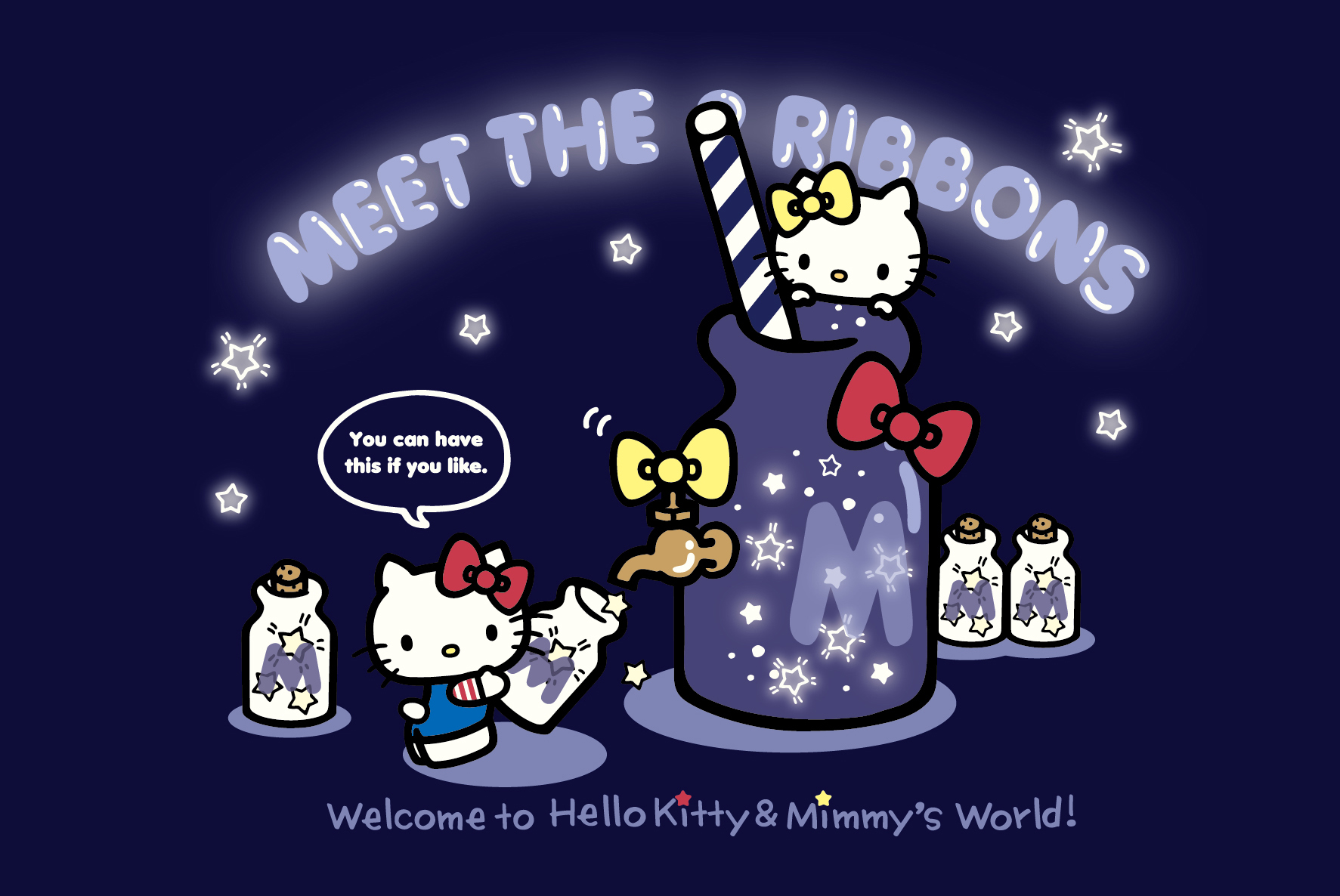 ☆ようこそキティとミミィのふたごの世界へ！HELLO KITTY ACTION POP