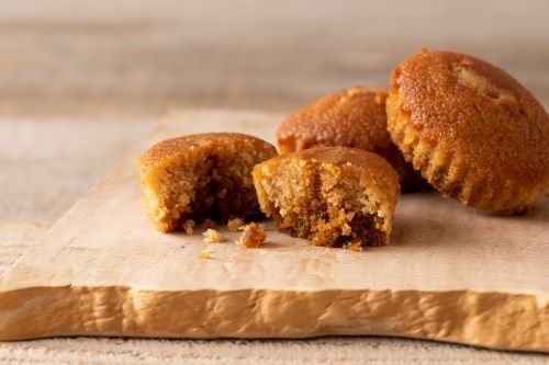 ▲りんごフィナンシェ(6個入) 税込1,480円 ▲りんごフィナンシェ(6個入) 税込1,480円