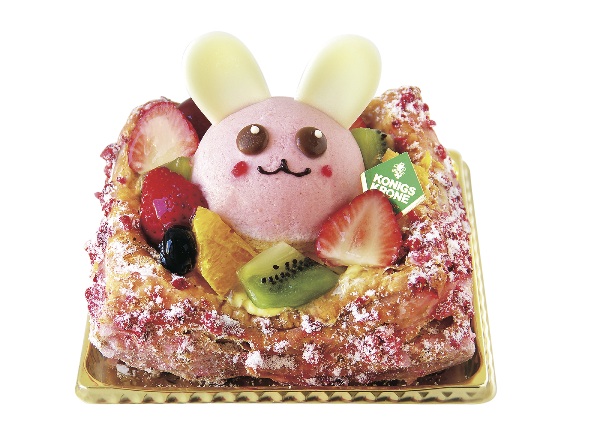 ケーニヒス クローネ「イースター パイケーキ」 1,728円　可愛らしいウサギがのったパイケーキ。