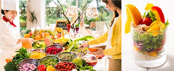 夏休み企画 お食事券や天然温泉ご入浴券をプレゼント 旬野菜でサラダパフェ Instagramフォトコンテスト 2階マルシェダイニング ネン にて 8 月10日 金 9月30日 日 開催 株式会社阪急阪神ホテルズのプレスリリース