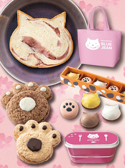 ねこ型食パンが入った人気のセットが“和”テイストで登場！ 「春のいろねこセット＜和＞」新生活にうれしいお弁当箱つき 2020年2月8日（土）より大阪新阪急ホテルにて販売