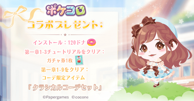 ココネの ポケコロ とpapergamesの ミラクルニキ 2大カワイイ着せかえアプリの初コラボキャンペーン開始 ココネ株式会社のプレスリリース