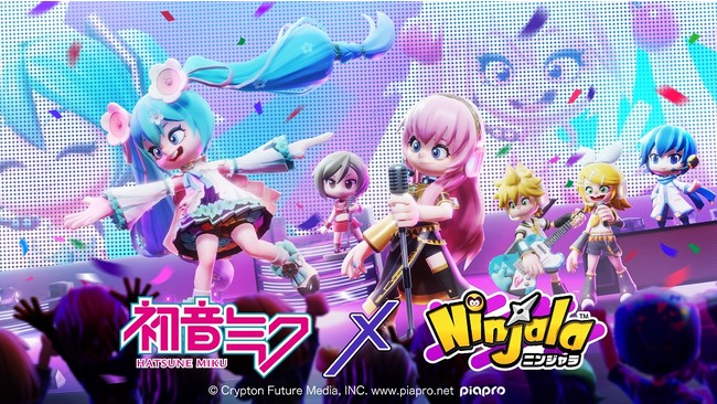 『ニンジャラ』と『初音ミク』のコラボが開催！