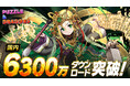 スマートフォン向けパズルRPG『パズル&ドラゴンズ』国内累計6,300万ダウンロードを突破!