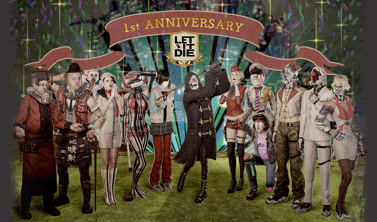 Let It Die 1st Anniversaryスペシャルイベント 第2弾が開始 ガンホー オンライン エンターテイメント株式会社のプレスリリース Let It Die 1st Anniversaryスペシャルイベント 第2弾が開始 ガンホー オンライン エンターテイメント株式会社のプレスリリース