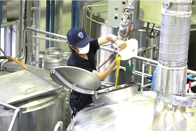インコグニート投入。インコグニートを使ったビールはまだ日本に数個しかありません。
