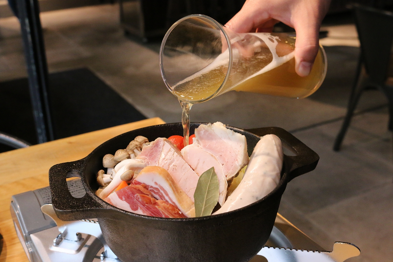 ビールで煮込む【ビール鍋】本厚木Good Aging Storeで2020年11月10日（火）提供開始