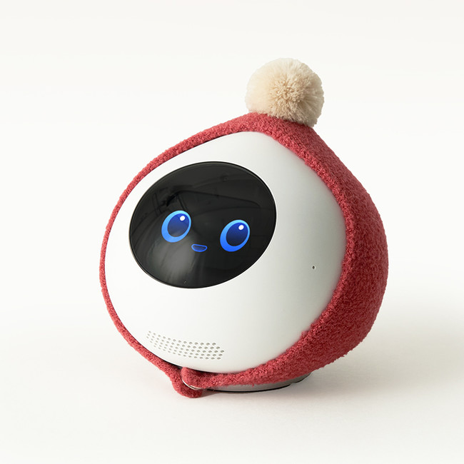Romi 会話AIロボット ROMI-P01 ピンク ポンポン帽子付き-