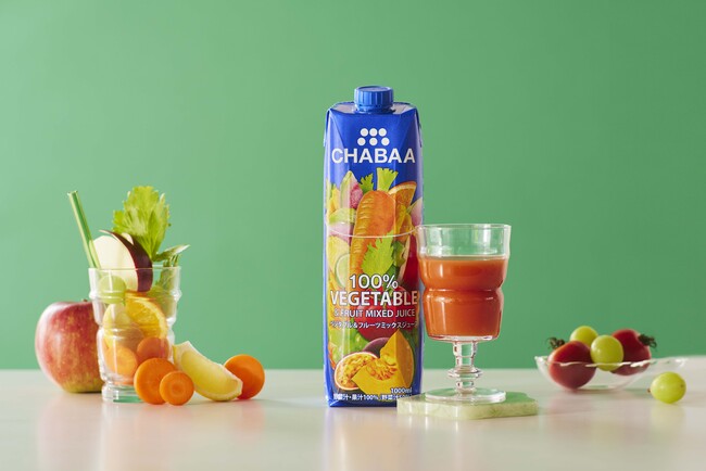 トロピカルフルーツブレンドで飲みやすく 毎日飲みたい野菜ミックスジュース Chabaa ベジタブル フルーツミックスジュース １リットル 時事ドットコム