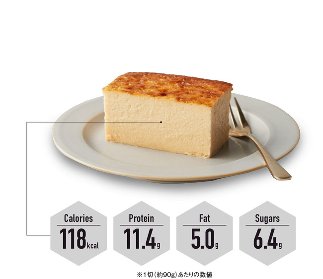 タンパク質をとるためのチーズケーキ Cheese 新発売 脂質 糖質は70 カット タンパク質は50 増のギルティフリーなチーズケーキが11 29 日 限定発売開始 株式会社muscle Deliのプレスリリース