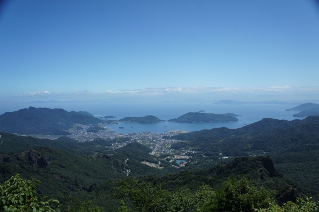 寒霞渓からの眺望