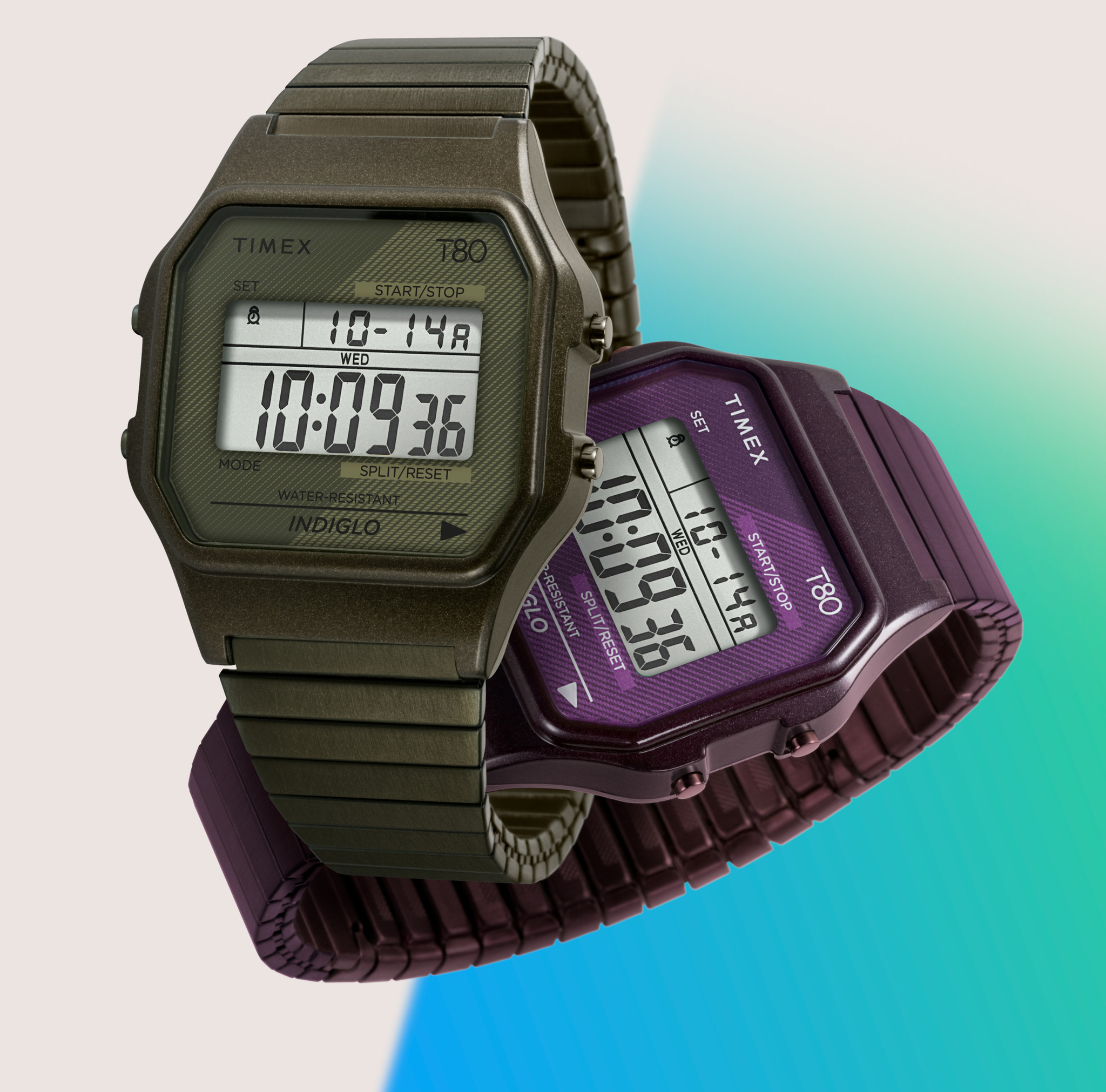 腕時計(デジタル)タイメックス迷彩柄デジタル腕時計 - 腕時計(デジタル)