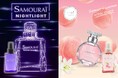 人気香水の香りが気軽に楽しめるミストに！「Samourai（サムライ）」からは〈ナイトライト〉、「Samourai woman（サムライウーマン）」からは〈ホワイトピーチ〉を10月1日(水)に同時発売