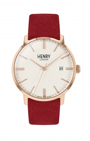 英国の腕時計ブランド「ヘンリーロンドン」からスウェード素材の