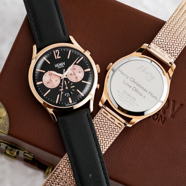 英国の腕時計ブランド「ヘンリーロンドン」が刻印割引&ペアボックス