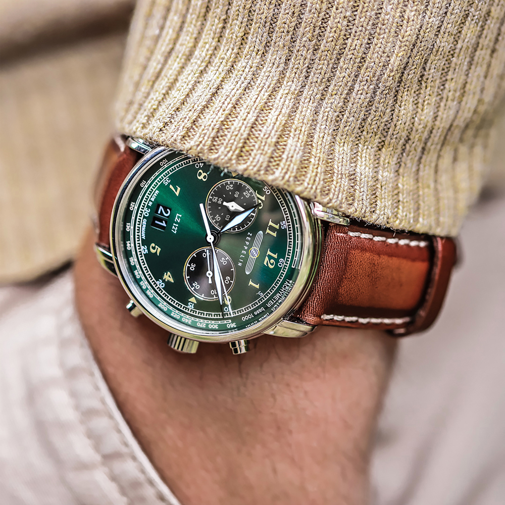 ドイツの腕時計ブランド「ツェッペリン(ZEPPELIN)」から、話題の“グリーンツェッペリン”最新作が11月20日（水）に発売！｜株式会社ウエ