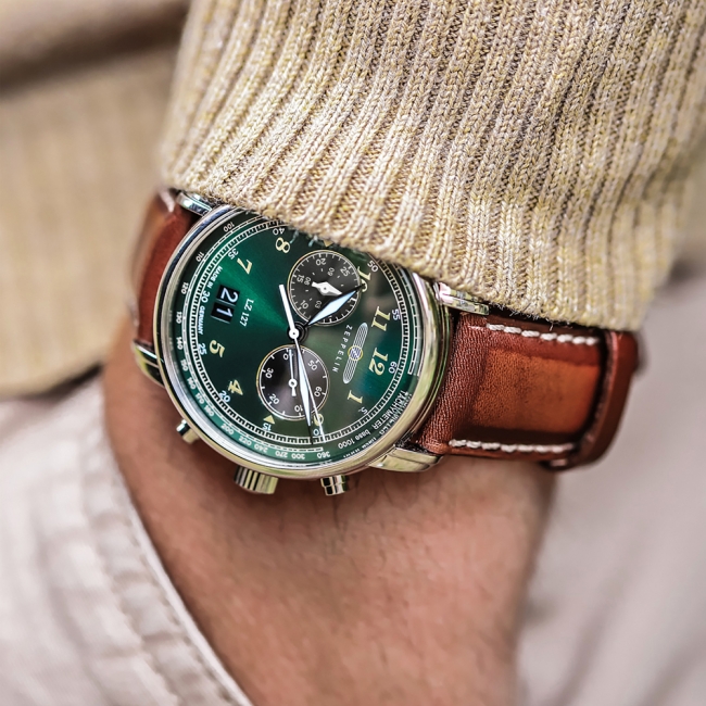 ドイツの腕時計ブランド「ツェッペリン(ZEPPELIN)」から、話題の“グリーンツェッペリン”最新作が11月20日（水）に発売！ |  株式会社ウエニ貿易のプレスリリース