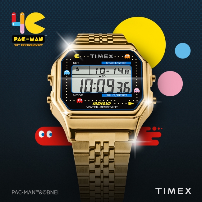 パックマン」生誕40 周年記念】米国の腕時計ブランド「タイメックス 