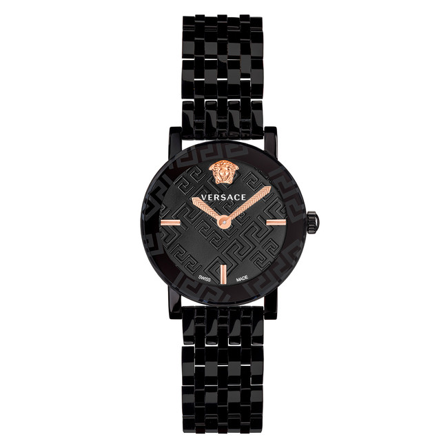 ヴェルサーチェ（VERSACE）から、グレカ模様を大胆にあしらったアイコニックな新作時計『グレカ グラス』が6月17日(木)に発売