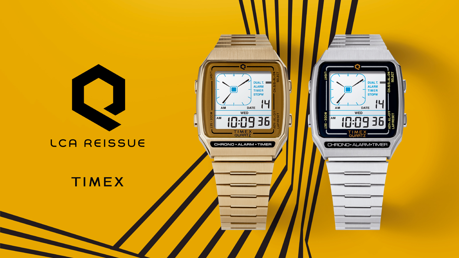 タイメックス迷彩柄デジタル腕時計
