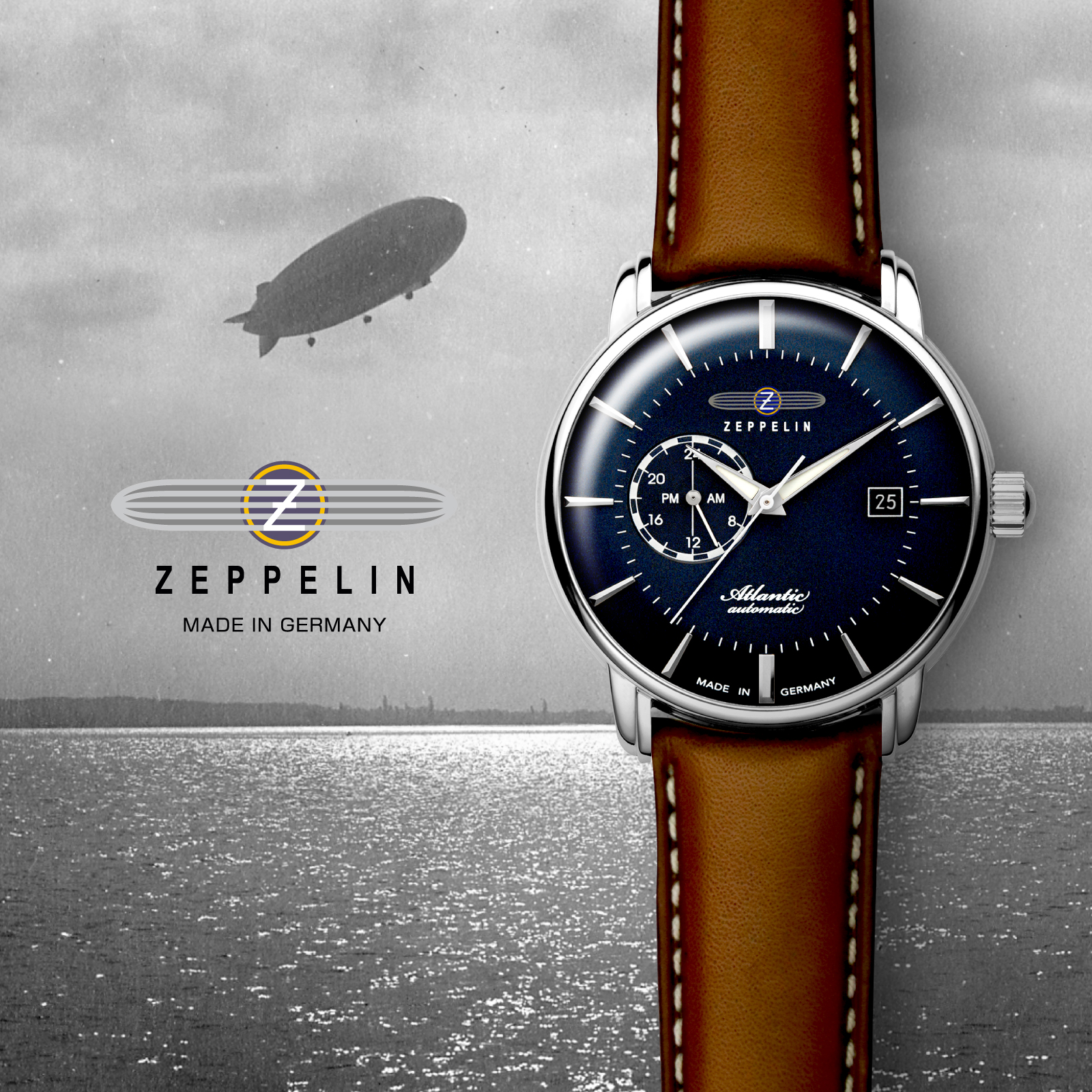 ドイツ時計『ツェッペリン(ZEPPELIN)』が、アトランティックから 
