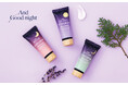 月夜のまったりナイトケア　安らぐ天然アロマと保湿成分たっぷりのハンドクリームとリップバーム新発売。夜美容マスクのセットも
