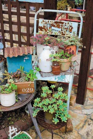 ベランダ 玄関前など 小さな庭 ならではのおしゃれなガーデニング 小さな庭で楽しむ 雑貨 植物のディスプレイ 発売 株式会社 学研ホールディングスのプレスリリース