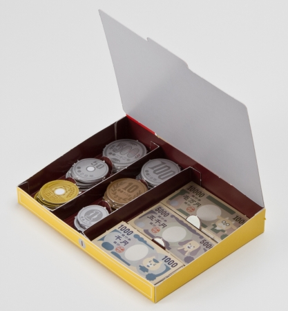 ▲お金カードは、レジスター型のボックスに収納できます