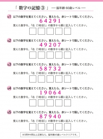 脳の認知機能検査会社 脳検 監修による 楽しく脳を活性化させるドリル集が発売 簡易脳年齢診断も収録 脳トレ本初 覚える部分を隠してドリルに挑戦できる赤シート付き 株式会社 学研ホールディングスのプレスリリース