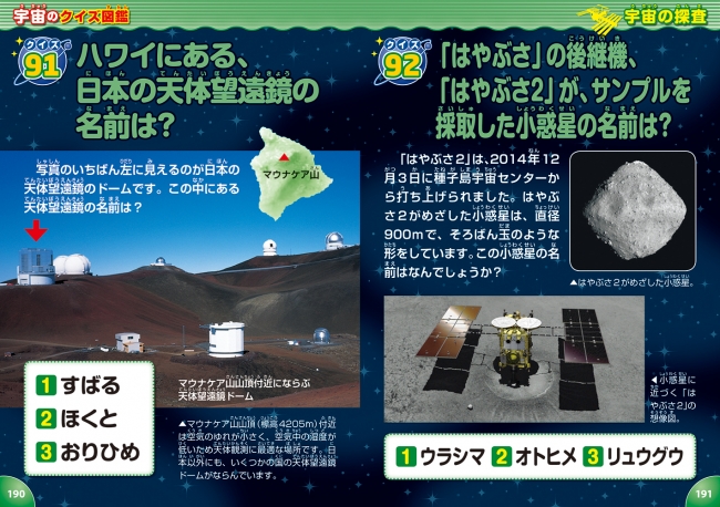 太陽系の惑星や銀河 宇宙探査まで 宇宙のことを幅広く扱い わかりやすいクイズがたっぷり１００問入った 宇宙のクイズ図鑑 新装版 発売 太陽系の惑星には大きさなどのデータも掲載 株式会社 学研ホールディングスのプレスリリース