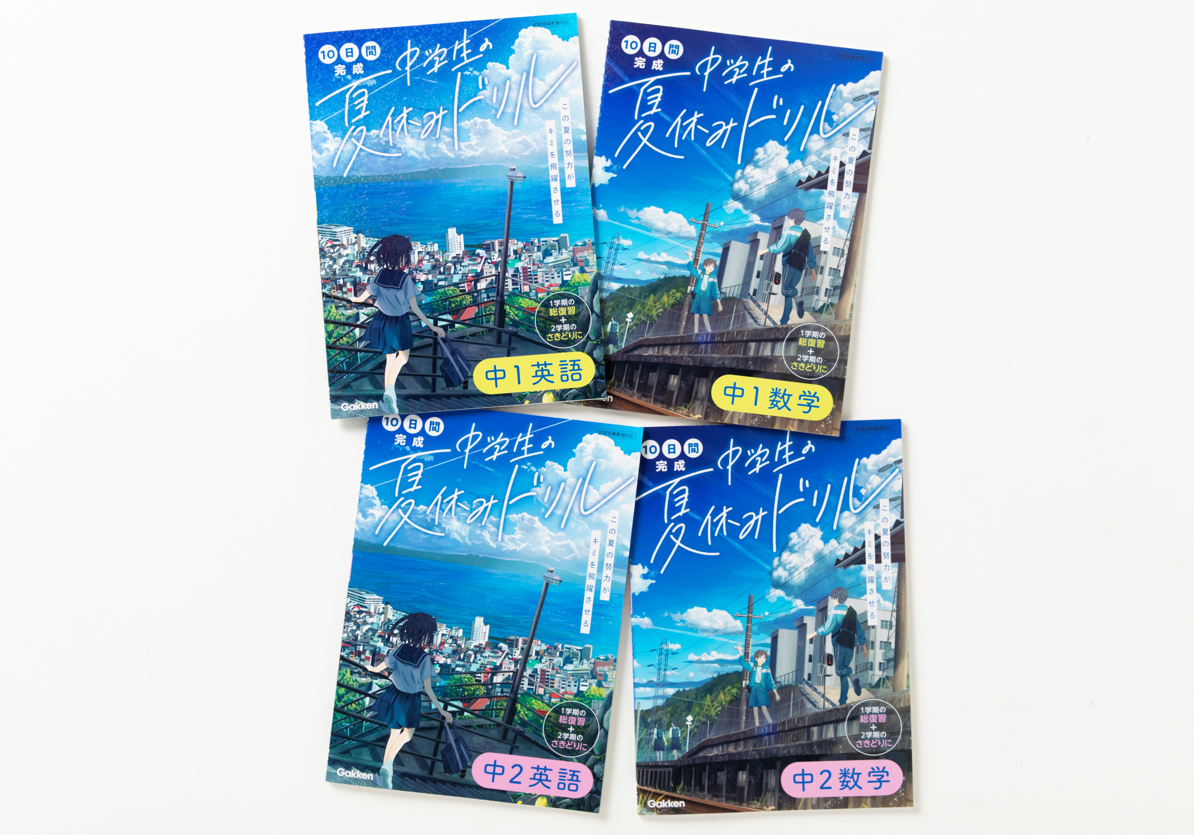 この夏の努力がキミを飛躍させる 爽やかな表紙が魅力の 中学生の夏休みドリル 誕生 株式会社 学研ホールディングスのプレスリリース