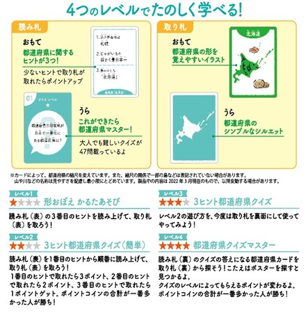 おうちで楽しく遊びながら学べる クイズ都道府県カードゲーム 発売 株式会社 学研ホールディングスのプレスリリース