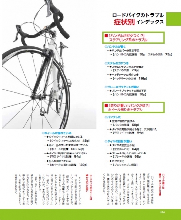 ロードバイクのメンテナンスが、すべて詰まった1冊「ぜんぶわかる！ 最新ロードバイクメンテナンス」が発売！  症状別＆パーツ別のダブル検索で異常の原因＆解決法がすぐにわかる！ | 株式会社 学研ホールディングスのプレスリリース