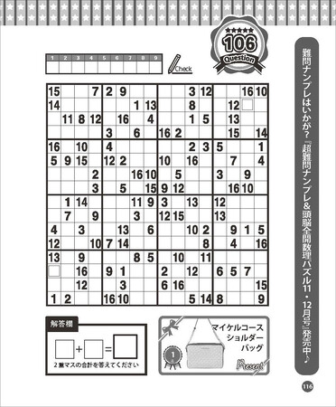 ▲ジャンボ問題など、至高の「超級」問題にも、ぜひチャレンジしてみてください